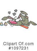 Easter Bunny Clipart #1097231 by toonaday