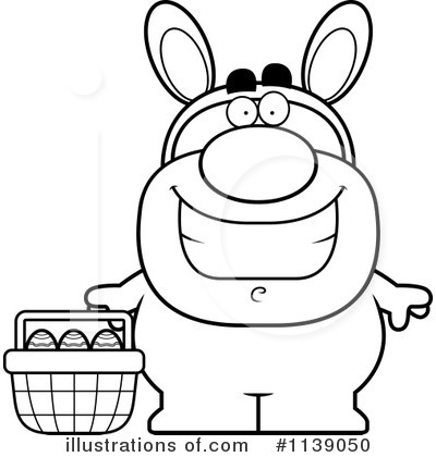 Royalty-Free (RF) Easter Bunny Clipart Illustration by Cory Thoman - Stock Sample #1139050