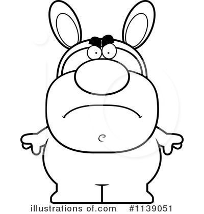 Royalty-Free (RF) Easter Bunny Clipart Illustration by Cory Thoman - Stock Sample #1139051