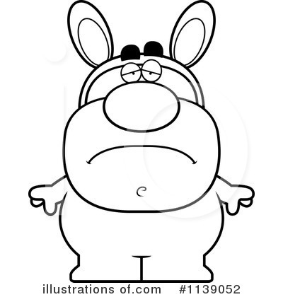 Royalty-Free (RF) Easter Bunny Clipart Illustration by Cory Thoman - Stock Sample #1139052