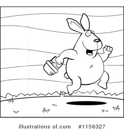 Royalty-Free (RF) Easter Bunny Clipart Illustration by Cory Thoman - Stock Sample #1156327