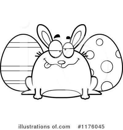 Royalty-Free (RF) Easter Bunny Clipart Illustration by Cory Thoman - Stock Sample #1176045