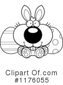 Easter Bunny Clipart #1176055 by Cory Thoman