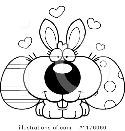 Royalty-Free (RF) Easter Bunny Clipart Illustration by Cory Thoman - Stock Sample #1176060