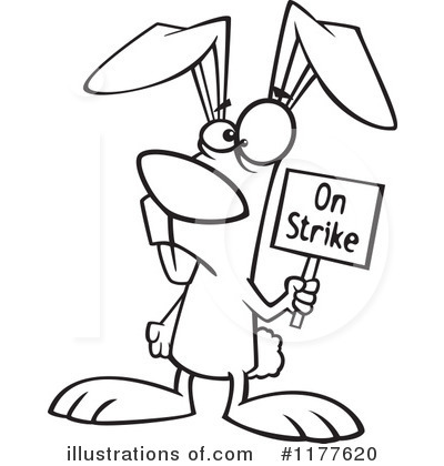 On Strike Clipart #1177620 by toonaday