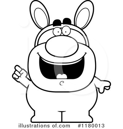 Royalty-Free (RF) Easter Bunny Clipart Illustration by Cory Thoman - Stock Sample #1180013