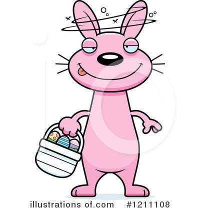 Royalty-Free (RF) Easter Bunny Clipart Illustration by Cory Thoman - Stock Sample #1211108