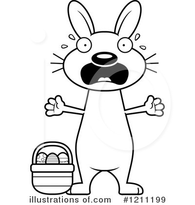 Royalty-Free (RF) Easter Bunny Clipart Illustration by Cory Thoman - Stock Sample #1211199