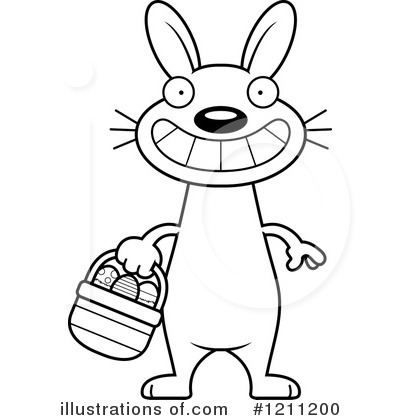 Royalty-Free (RF) Easter Bunny Clipart Illustration by Cory Thoman - Stock Sample #1211200