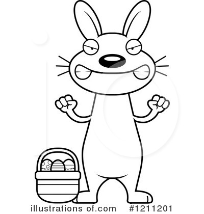 Royalty-Free (RF) Easter Bunny Clipart Illustration by Cory Thoman - Stock Sample #1211201