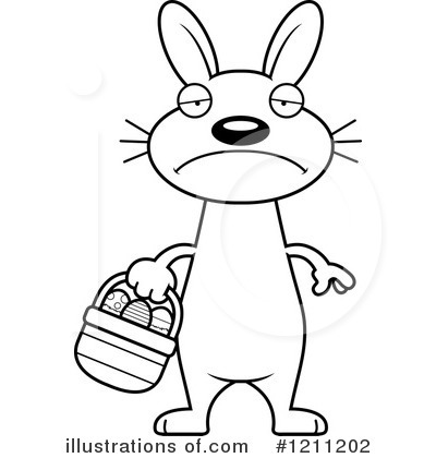 Royalty-Free (RF) Easter Bunny Clipart Illustration by Cory Thoman - Stock Sample #1211202