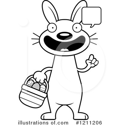 Royalty-Free (RF) Easter Bunny Clipart Illustration by Cory Thoman - Stock Sample #1211206
