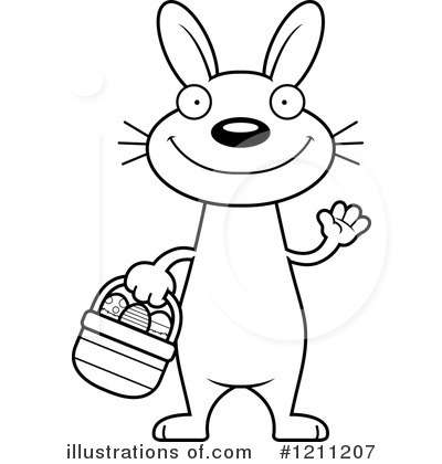Royalty-Free (RF) Easter Bunny Clipart Illustration by Cory Thoman - Stock Sample #1211207
