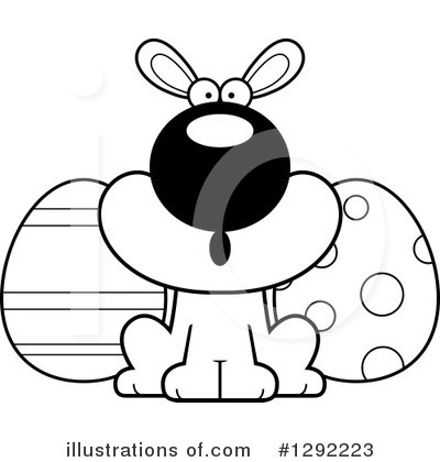 Royalty-Free (RF) Easter Bunny Clipart Illustration by Cory Thoman - Stock Sample #1292223