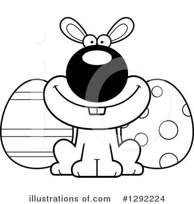 Royalty-Free (RF) Easter Bunny Clipart Illustration by Cory Thoman - Stock Sample #1292224
