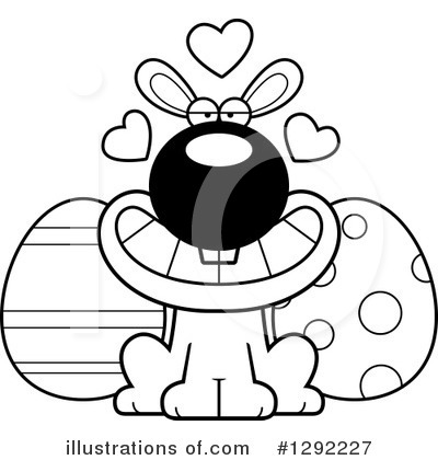 Royalty-Free (RF) Easter Bunny Clipart Illustration by Cory Thoman - Stock Sample #1292227
