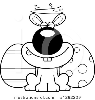 Royalty-Free (RF) Easter Bunny Clipart Illustration by Cory Thoman - Stock Sample #1292229
