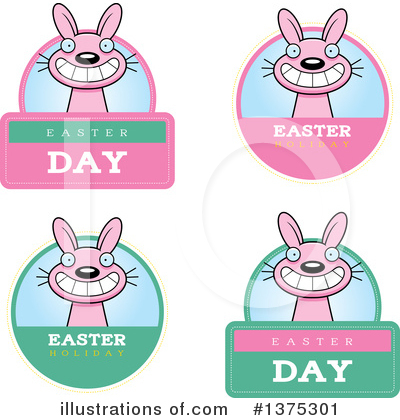 Royalty-Free (RF) Easter Bunny Clipart Illustration by Cory Thoman - Stock Sample #1375301