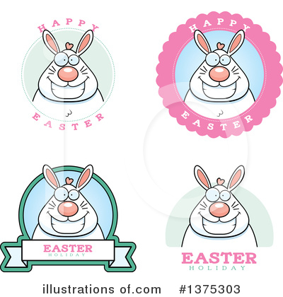 Royalty-Free (RF) Easter Bunny Clipart Illustration by Cory Thoman - Stock Sample #1375303