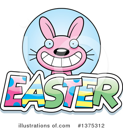 Royalty-Free (RF) Easter Bunny Clipart Illustration by Cory Thoman - Stock Sample #1375312