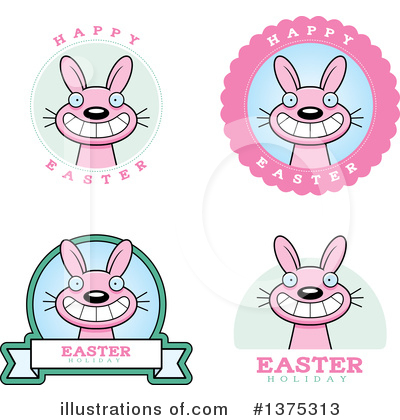 Royalty-Free (RF) Easter Bunny Clipart Illustration by Cory Thoman - Stock Sample #1375313