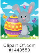 Easter Bunny Clipart #1443559 by visekart