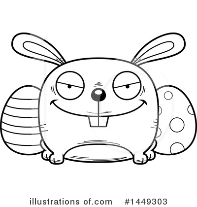 Royalty-Free (RF) Easter Bunny Clipart Illustration by Cory Thoman - Stock Sample #1449303