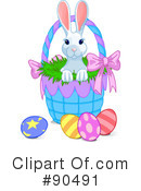 Easter Bunny Clipart #90491 by Pushkin