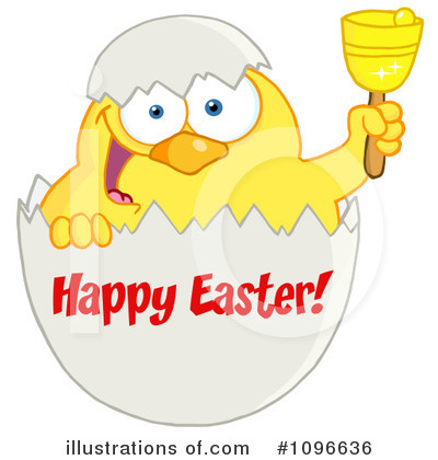 Royalty-Free (RF) Easter Chick Clipart Illustration by Hit Toon - Stock Sample #1096636