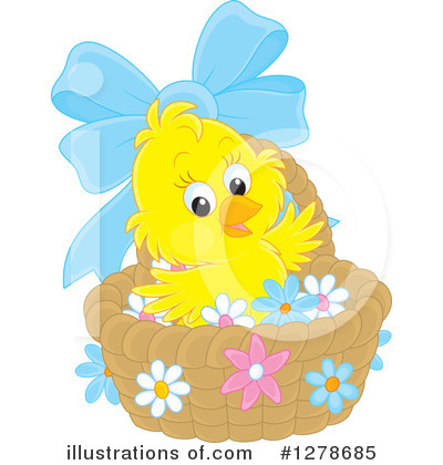Royalty-Free (RF) Easter Chick Clipart Illustration by Alex Bannykh - Stock Sample #1278685