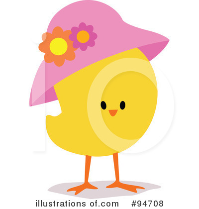 Royalty-Free (RF) Easter Chick Clipart Illustration by peachidesigns - Stock Sample #94708