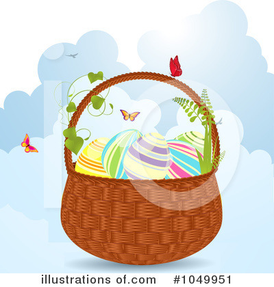 Easter Basket Clipart #1049951 by elaineitalia