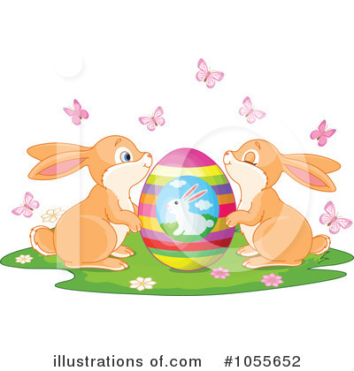 Royalty-Free (RF) Easter Clipart Illustration by Pushkin - Stock Sample #1055652