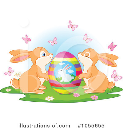 Royalty-Free (RF) Easter Clipart Illustration by Pushkin - Stock Sample #1055655