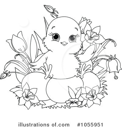 Easter Chick Clipart #1055951 by Pushkin