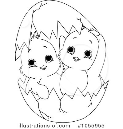 Royalty-Free (RF) Easter Clipart Illustration by Pushkin - Stock Sample #1055955