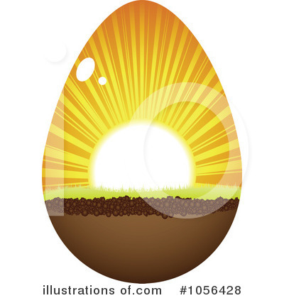 Easter Eggs Clipart #1056428 by Andrei Marincas