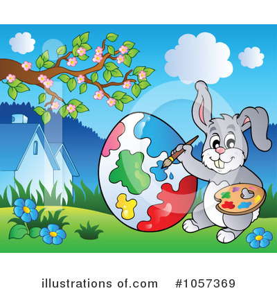 Royalty-Free (RF) Easter Clipart Illustration by visekart - Stock Sample #1057369