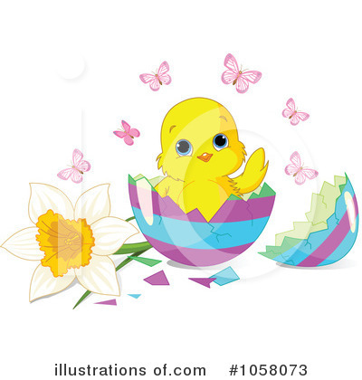 Easter Chick Clipart #1058073 by Pushkin