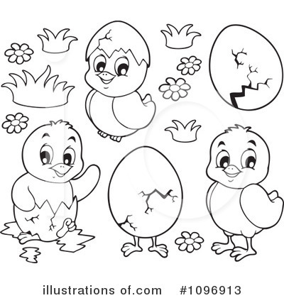 Royalty-Free (RF) Easter Clipart Illustration by visekart - Stock Sample #1096913