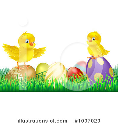 Easter Eggs Clipart #1097029 by AtStockIllustration