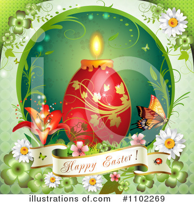 Royalty-Free (RF) Easter Clipart Illustration by merlinul - Stock Sample #1102269