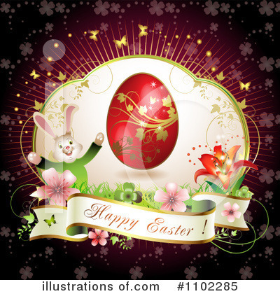 Royalty-Free (RF) Easter Clipart Illustration by merlinul - Stock Sample #1102285