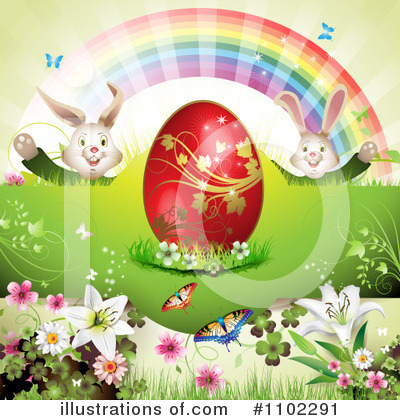 Royalty-Free (RF) Easter Clipart Illustration by merlinul - Stock Sample #1102291