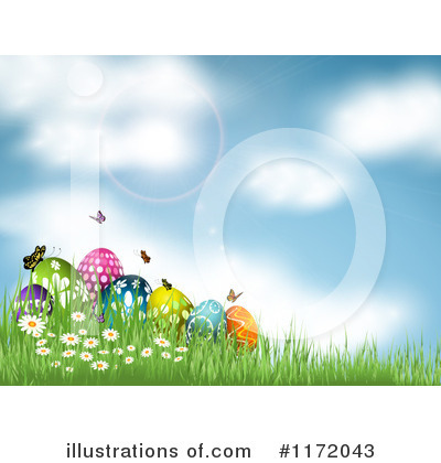 Royalty-Free (RF) Easter Clipart Illustration by KJ Pargeter - Stock Sample #1172043