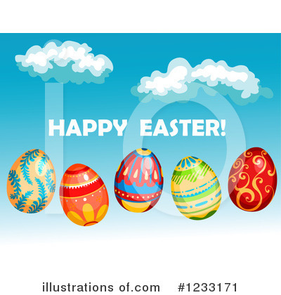Easter Eggs Clipart #1233171 by Vector Tradition SM