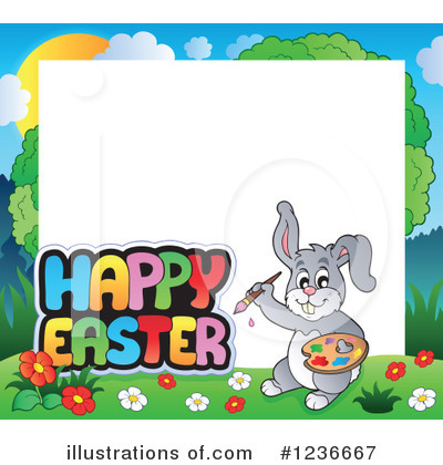 Royalty-Free (RF) Easter Clipart Illustration by visekart - Stock Sample #1236667