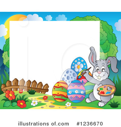 Royalty-Free (RF) Easter Clipart Illustration by visekart - Stock Sample #1236670