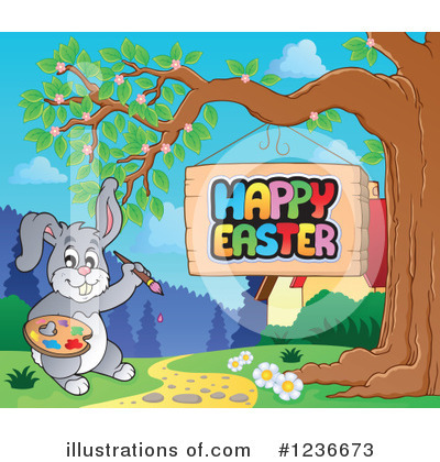 Royalty-Free (RF) Easter Clipart Illustration by visekart - Stock Sample #1236673