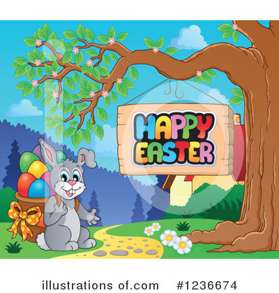 Royalty-Free (RF) Easter Clipart Illustration by visekart - Stock Sample #1236674